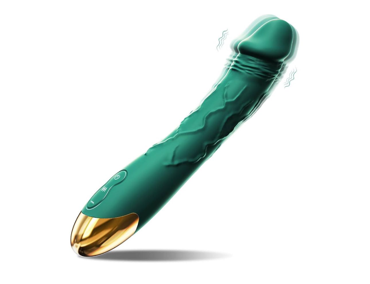 Sex toy for women, 7.6 Inch Realistic Dildo Vibrator for Women，10 Powerful Vibration Modes for Clitoral and G-spot Stimulation, Waterproof Rose Adult Sex Toys for Women and Couples q